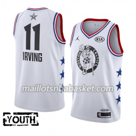 Maillot Enfant Boston Celtics Kyrie Irving 11 2019 All-Star Jordan Brand Blanc Swingman